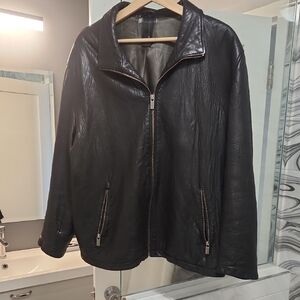 Reilly Olmes Black Leather Jacket